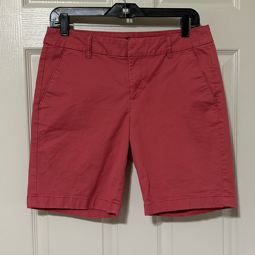 J. Crew Red Women's Bermuda Shorts